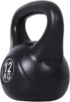 Virdulys Koduva Kettlebell 12 kg, juoda, plastikas, smėlio užpildas