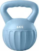 Virdulys Koduva Kettlebell 6kg, mėlyna, plastikas, smėlio užpildas, 17 x 17 x 23 cm