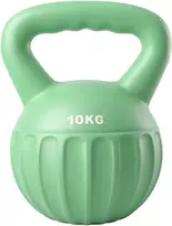 Virdulys Koduva Kettlebell 10 kg, žalia, plastikas, smėlio užpildas, 21 x 21 x 27 cm