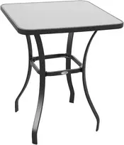 Koduva Sodo bistro stalas, juodas, 68,5 x 68,5 x 84 cm