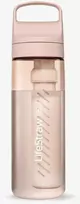 Gertuvė Life Straw „LifeStraw GO“ serijos 650 ml, vyšnių žiedų rožinė