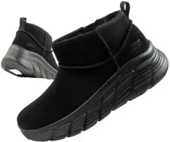 Skechers moteriški žiemos batai, pašiltinti odiniai aulinukai