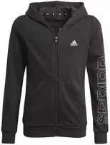 Adidas "Essentials" logotipo džemperis su užtrauktuku jaunimui GN4050