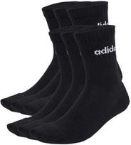 adidas Linijinės Vidutinio Aukščio Kojinės su Amortizacija, 6 poros, juodos JL6094