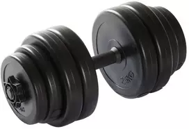 VIRTUFIT REGULIUOJAMASIS HANTELIS – SU VINILO DANGŲ – 15 KG