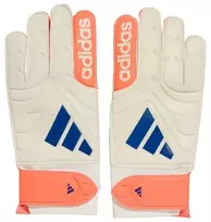 adidas Copa Glove Club futbolo vartininko pirštinės, baltos ir oranžinės JN5339