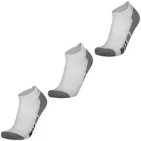 Skechers 3 poros vyriškos pusiau kilpinės baltos kojinės S114981-HWHT, dydis 41-46