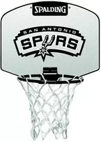 SPALDING San Antonio Spurs Mini krepšinio lenta su kamuoliu