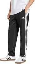 Kelnės vyrams adidas 3-Stripes Tricot Regular-Fit Open Hem juoda JI8802 (S)