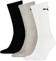 Kojinės Puma Sport Crew Lightweight 3P balta, pilka, juoda 907940 03 (35-38)