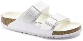 Birkenstock Arizona Birko-Flor Reguliarios Moteriški/Vyriški Basutės Platiems Kojoms Vasarai, Baltos (1019061)
