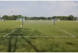 Yakimasport Futbolo Tinklinio Kamuolio Juosta, Žaidimo Laukui Žymėti, 100757 Mėlyna