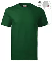 Bazinis unisex T-shirt (buteliuko žalia (prekės ženklo etiketė))