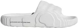 „Adidas Adilette 22 Crystal Baltas“ moteriškos/vyriškos šlepetės su patogiu profiliuotu padu (HQ4672)
