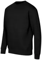 Unisex apvalios apykaklės bliuzonas (juodas)