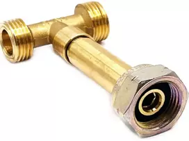 3 krypčių T formos LPG propano dujų skirstytuvas 21,8 mm LH (KLF / Shell tipo dujų balionams)
