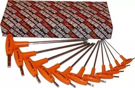 „Beta Tools“ kampinių kotų veržliarakčių rinkinys, 2–10 mm, 11 vnt., 96T/S11, „BETA UTENSILI S.P.A.“