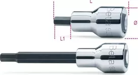 BETA 1/2 colio šešiakampė galvutė, 5 mm ilgio, 920PE Beta