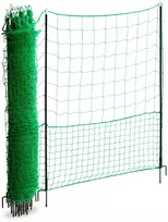 Apsauginė vištų aptvėrimo tvora 125 x 50 m žalia