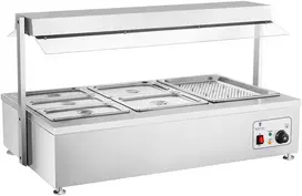 Sausas bemaras su 6 GN indais 55L Royal Catering