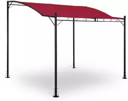 Lauko pavėsinė 2.6 x 3 x 2.5 m raudona