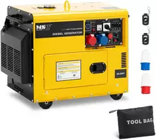 Generatorius ant ratų 230/400 V 7500 W 8.75 kVA
