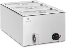 Elektrinis bemaras su kranu 3 x GN 1/3 600 W