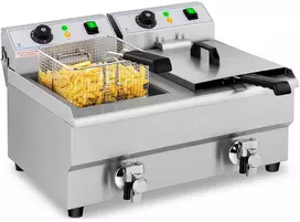 Gruzdintuvė Elektrinė dviguba gastronominė gruzdintuvė 20 L