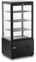 Stiklinė šaldymo vitrina 4 lygiai 78 L