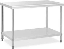 Virtuvinis stalas su apatine lentyna 120x70 cm