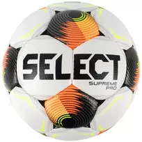 Select Futbolo kamuolys Supreme Pro FIFA Basic balta ir-juoda-oranžinė 5 1001356/111148