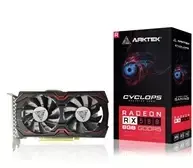 Vaizdo plokštė META ARKTEK VGA AMD Radeon RX 580 8GB V4, RX 580, 8GB GDDR5, 1xDP, 1xHDMI, 1xDVI
