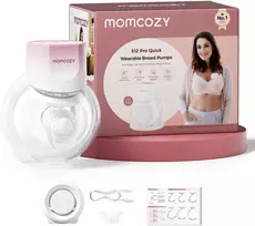 Momcozy MOMCOZY S12 Pro Quick | Pientraukis conchoidal | Bevielis, vienvietis, spalva rožinė