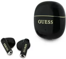 Ausinės Guess TWS Glossy Auksinė Line Classic juoda