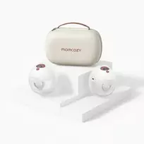 Momcozy M5 krūties pompa su programėlės valdymu – dvigubas rinkinys Raudona