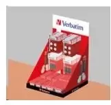 VERBATIM baterijų stovas (EE) / stovas - reklaminė medžiaga