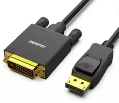 Purelink BENFEI cable DisplayPort to DVI 0,9 m juodas