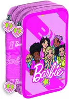 Manenti Barbie triple pencil case