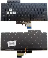 Klaviatūra - ASUS TUF Dash FX516 Pakeitimo apšviesta JAV išdėstymas juoda