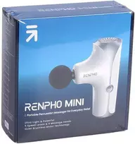 Sveikata ir asmeninė priežiūra - Renpho Massage Gun Mini (PEU-RP-GM173-WH, kompaktiškas, keli greičiai, balta)