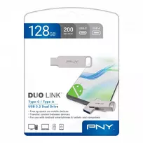 USB atmintukas PNY 128GB USB Type-A USB Type-C DUO LINK