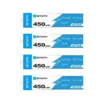 BetaFPV BT2.0 1S drono baterijų rinkinys 450mAh 4 vnt., 3.8V