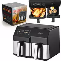 Extralink Home Air Fryer SJ-1000 10L EU (6L+4L) 2500W – oro gruzdintuvė