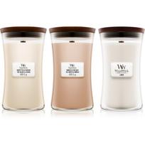 Woodwick Linen, Tea & Sea Salt set dovanų rinkinys