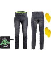 Vyriški moto džinsai W-TEC Oliver - Juoda