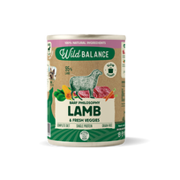 Wild Balance vieno baltymo šlapias maistas šunims su ėriena