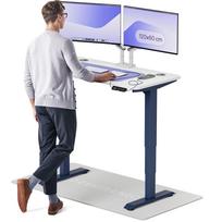 Kompiuterio stalas reguliuojamo aukščio Desktronic HomePro, 120 cm x 60 cm, 61 - 127 cm, mėlyna sp./balta sp.