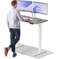 Kompiuterio stalas reguliuojamo aukščio Desktronic HomePro, 120 cm x 60 cm, 61 - 127 cm, žalia sp./balta matinė sp.