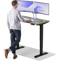 Kompiuterio stalas reguliuojamo aukščio Desktronic HomePro, 120 cm x 60 cm, 61 - 127 cm, juoda sp./žalia sp.