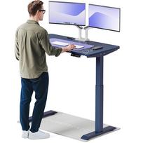Kompiuterio stalas reguliuojamo aukščio Desktronic HomeOne 828 840, 120 cm x 60 cm, 119 cm, mėlyna sp.